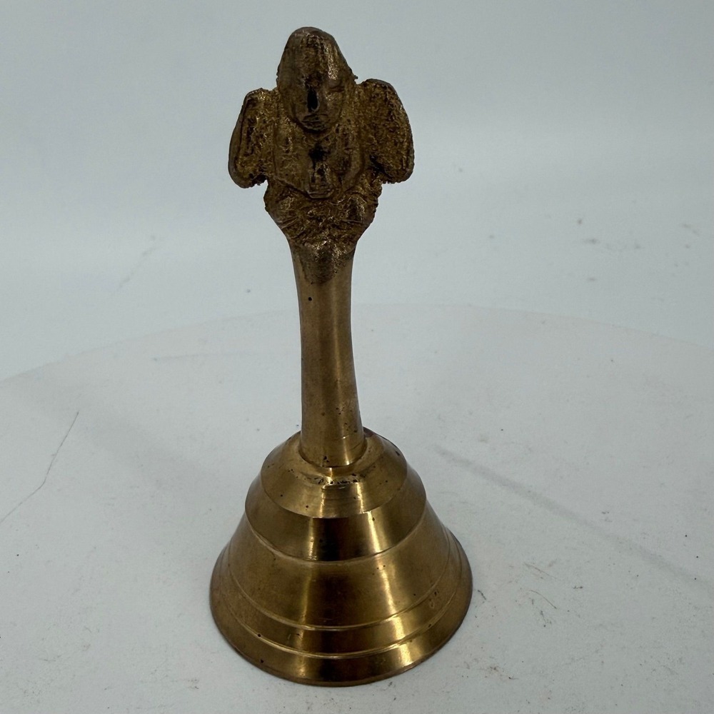 Vintage Brass Bell-England Find-Possibly a brass Garuda hand bell-Hindu